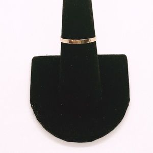 14K Solid Gold Hammered Ring